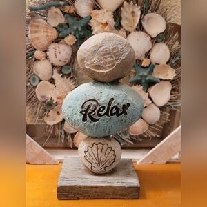 Decorative Relax Stone Trio